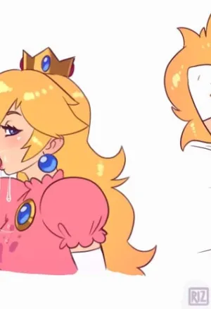 Riz draws Mario art