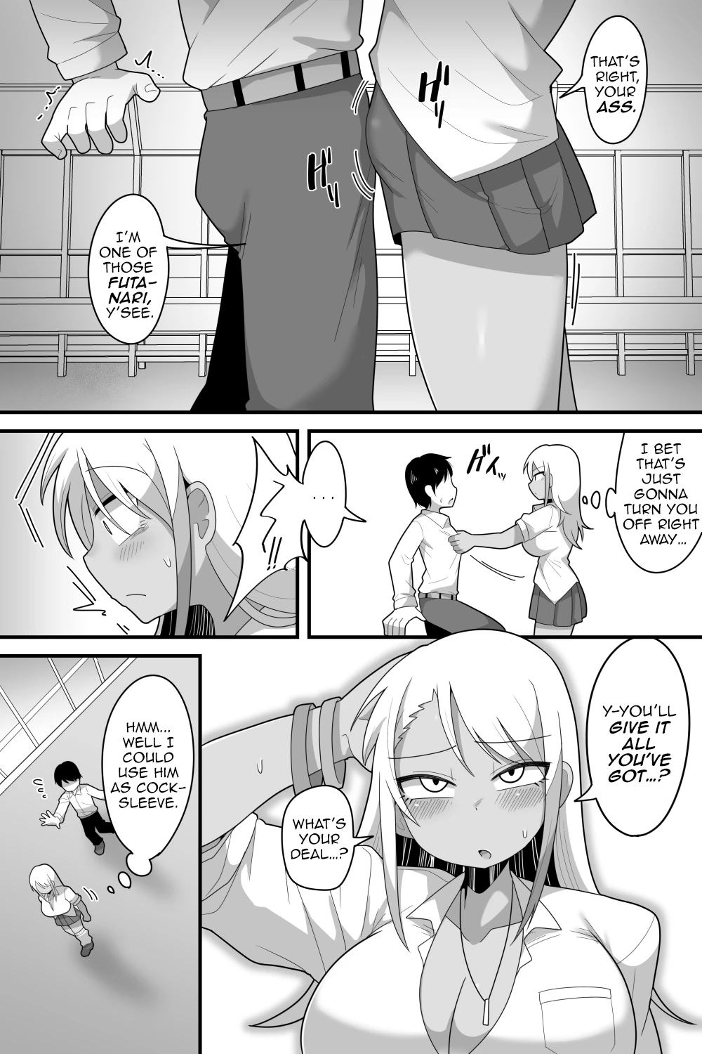 Getting Pampered by Your Futanari Gyaru Girlfriend While She Drills Your Ass  Futanari Gal Kanojo ni Amayakasare nagara Horaretari suru image number 88