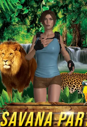 Savana party - A Lara Croft XXX adventure