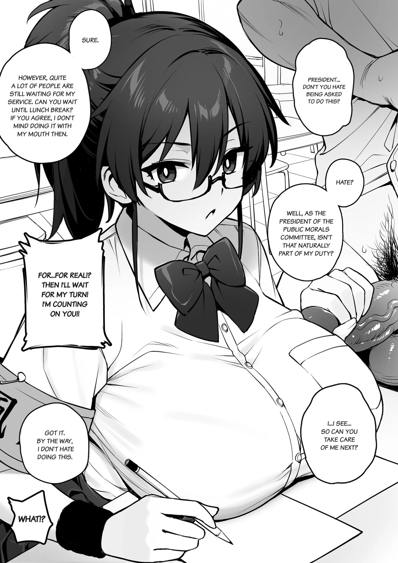 The  President of The Public Morals Committee Got Really Massive Breasts image number 5