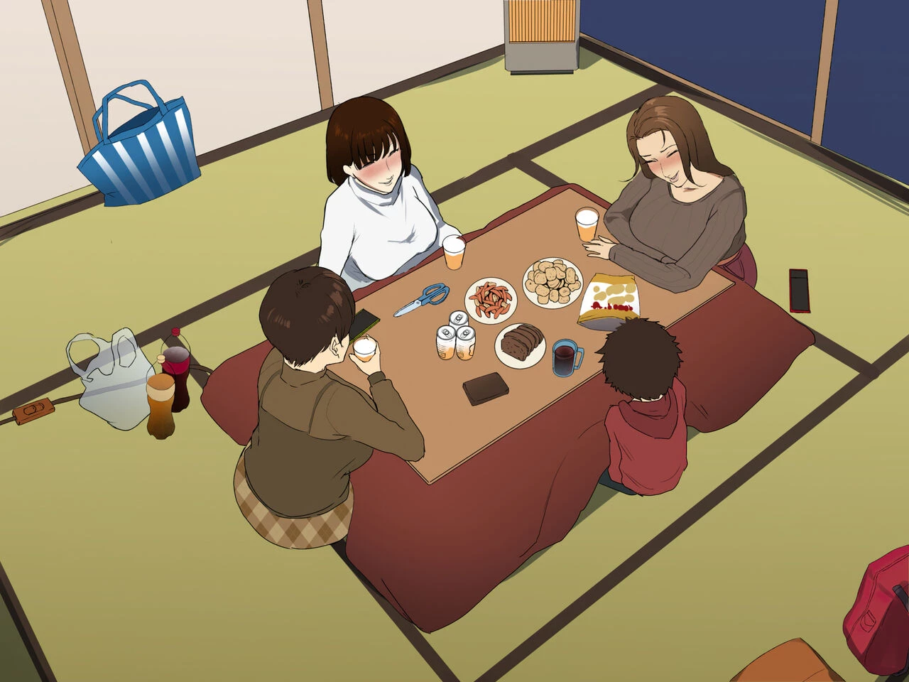 Toshikoshi Kinseki no Oba-chan-tachi to no Hitoyo image number 107