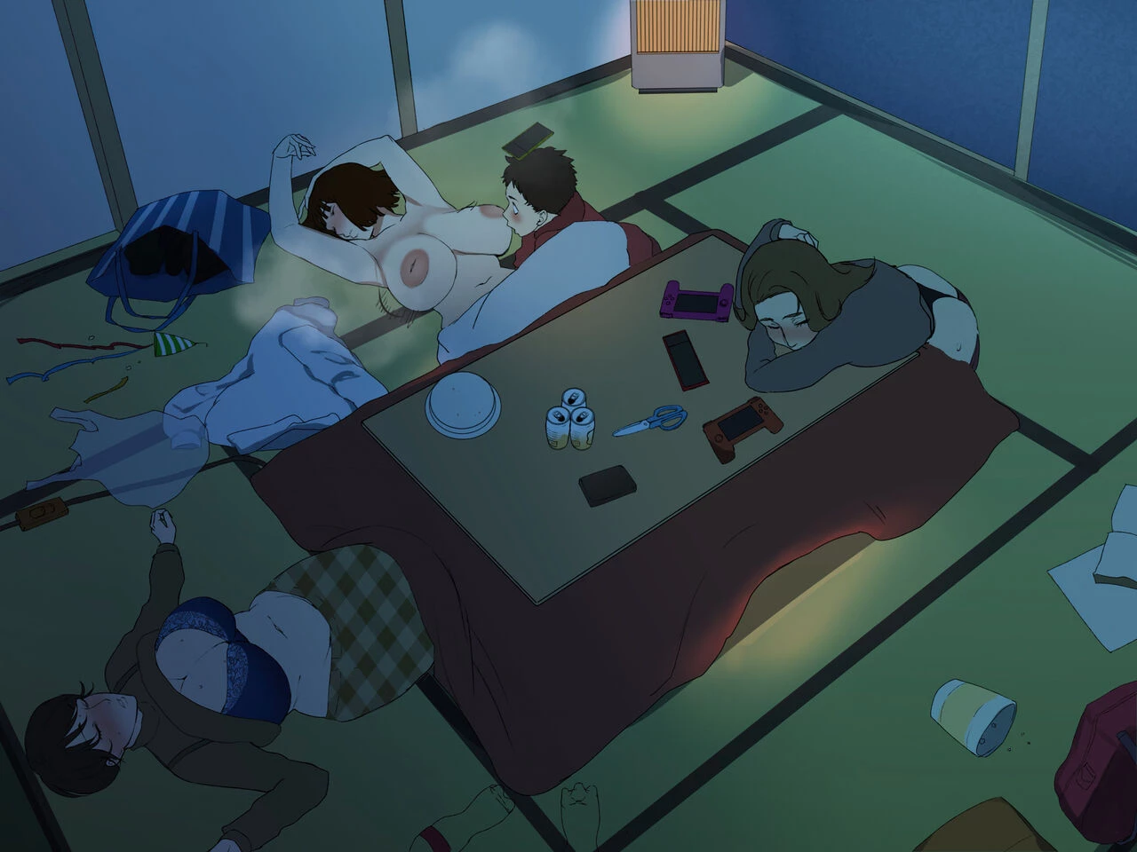 Toshikoshi Kinseki no Oba-chan-tachi to no Hitoyo image number 121