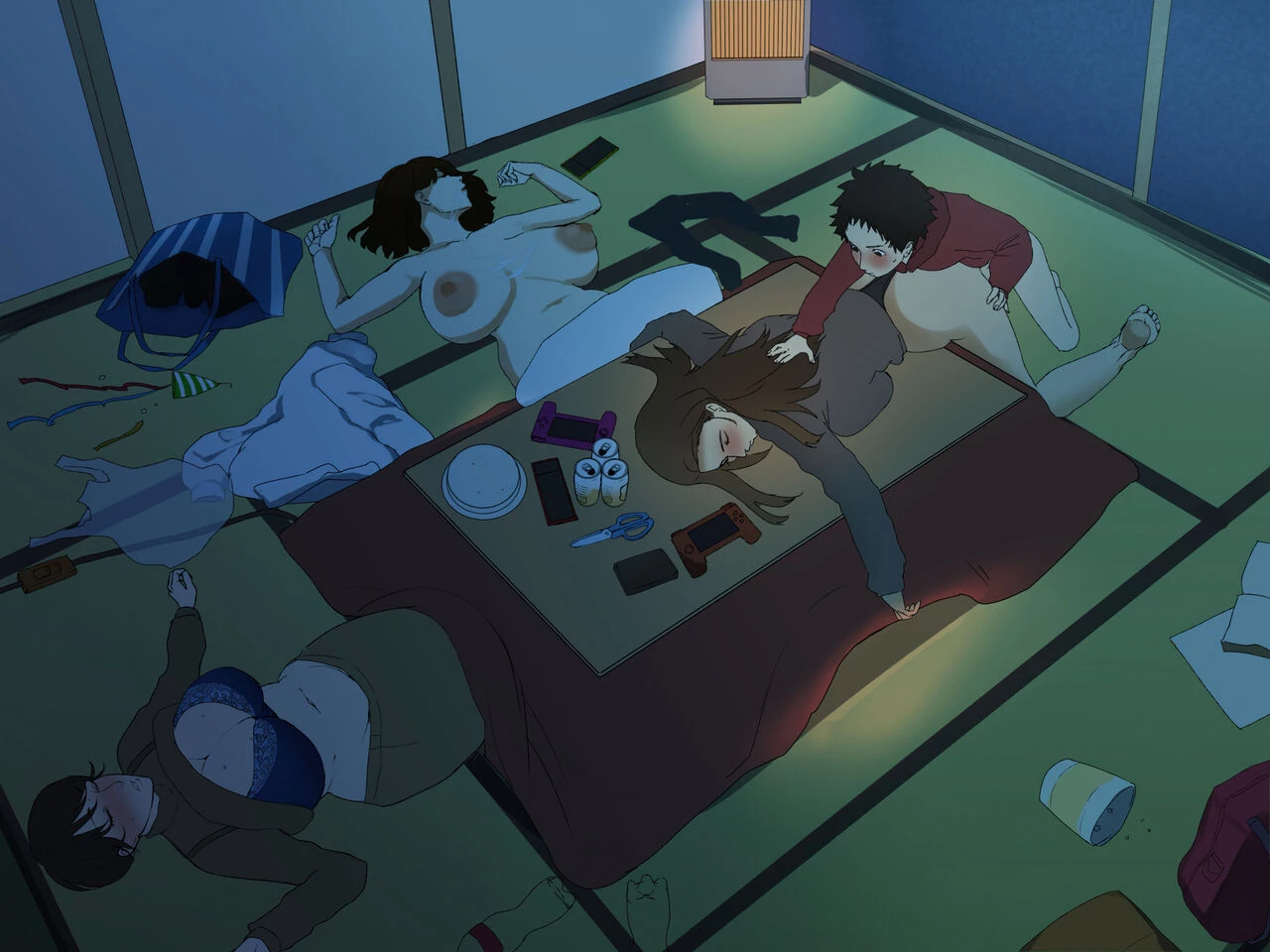 Toshikoshi Kinseki no Oba-chan-tachi to no Hitoyo image number 135