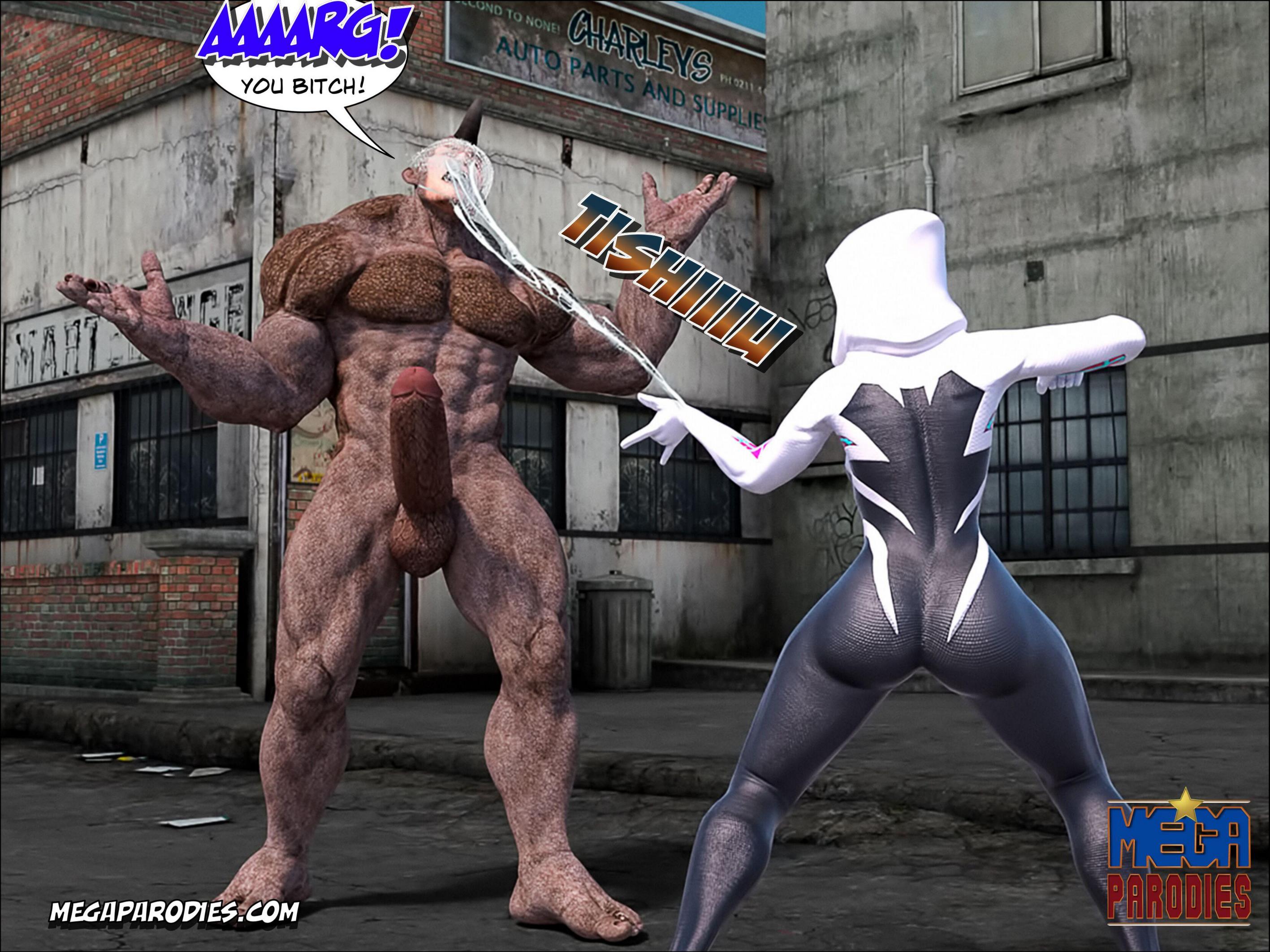 Spider Gwen x Rhino part 2 image number 8