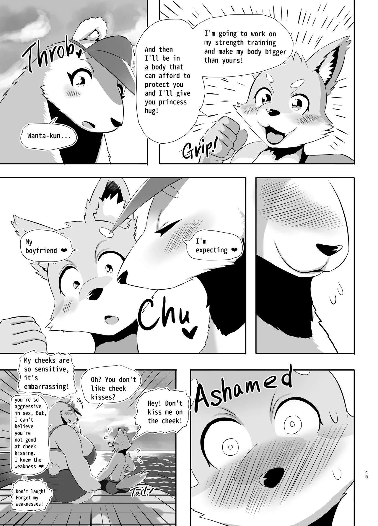 Beach Life Guard 30years old Polar bear woman First love  Kaihinkyumeishi Misoji Shirokumaonna Hajimete no Koi image number 44