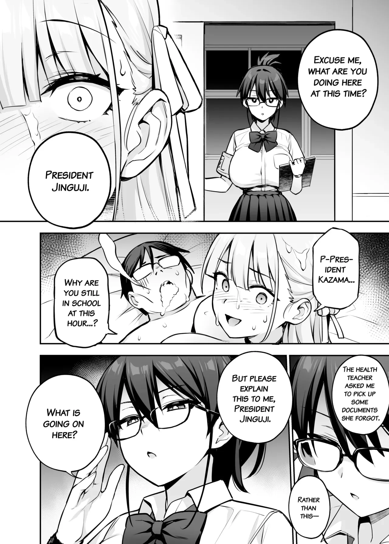 About the Beloved Student Presidents Huge Tits 2  Akogare no Seitokaichou ga Kyonyuu Sugiru Ken 2 image number 36