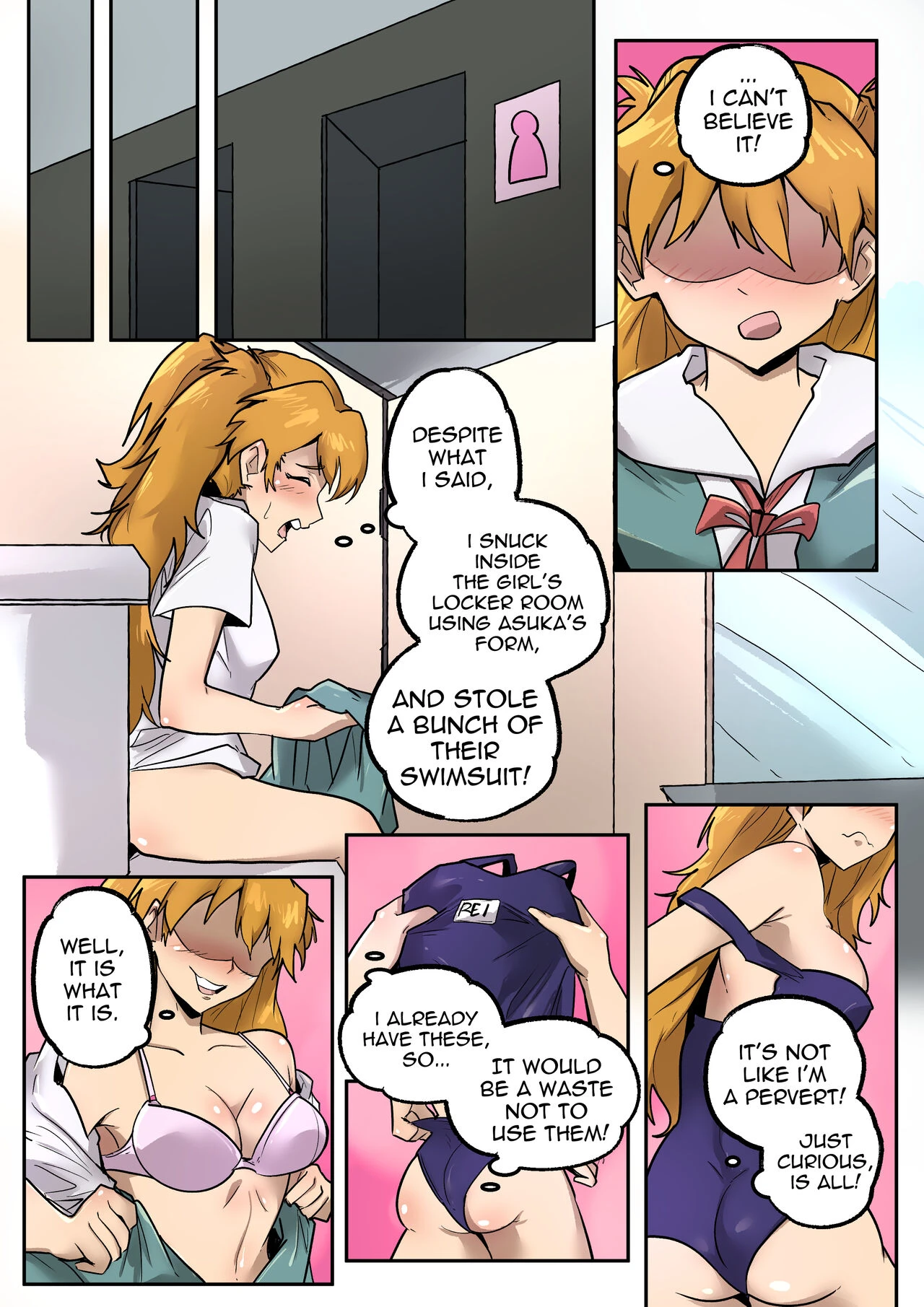 Evangelion Crossdressing image number 19