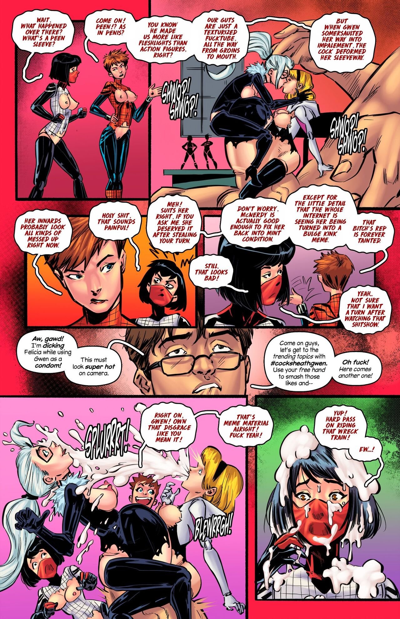 Tracy Scops - Livid-Streaming Playthings (Spider-Man) english porn comic image number 9