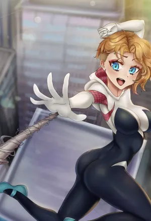 Spider Gwen fucks the Spiderverse