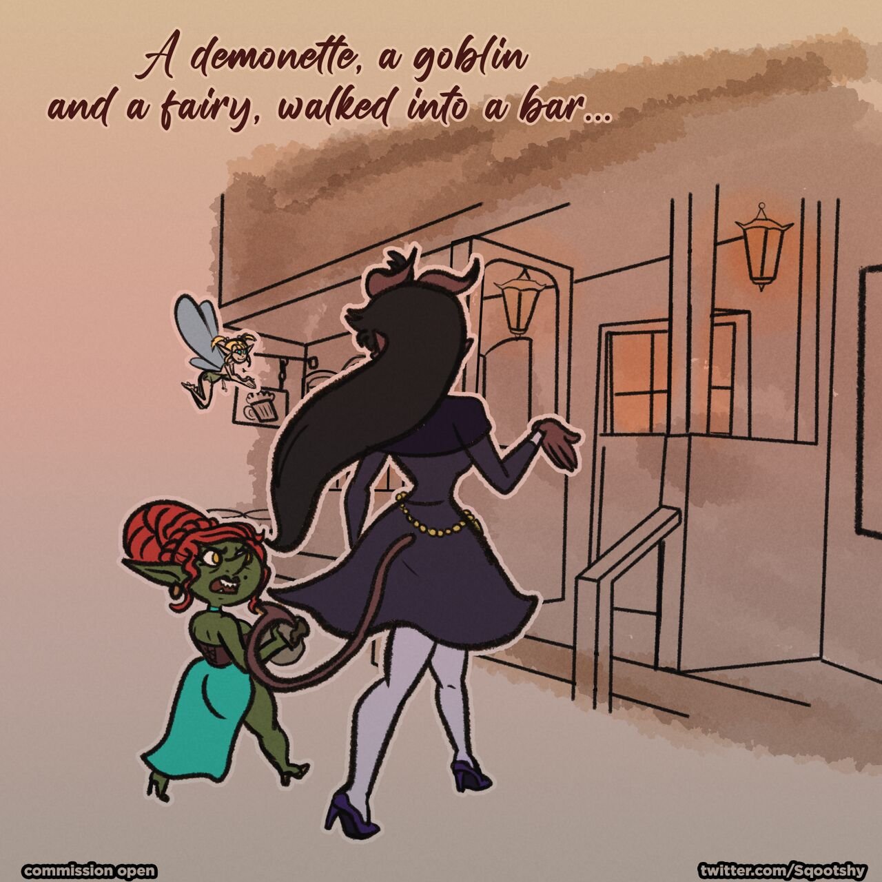 Sqootshy Comic - trouble trio