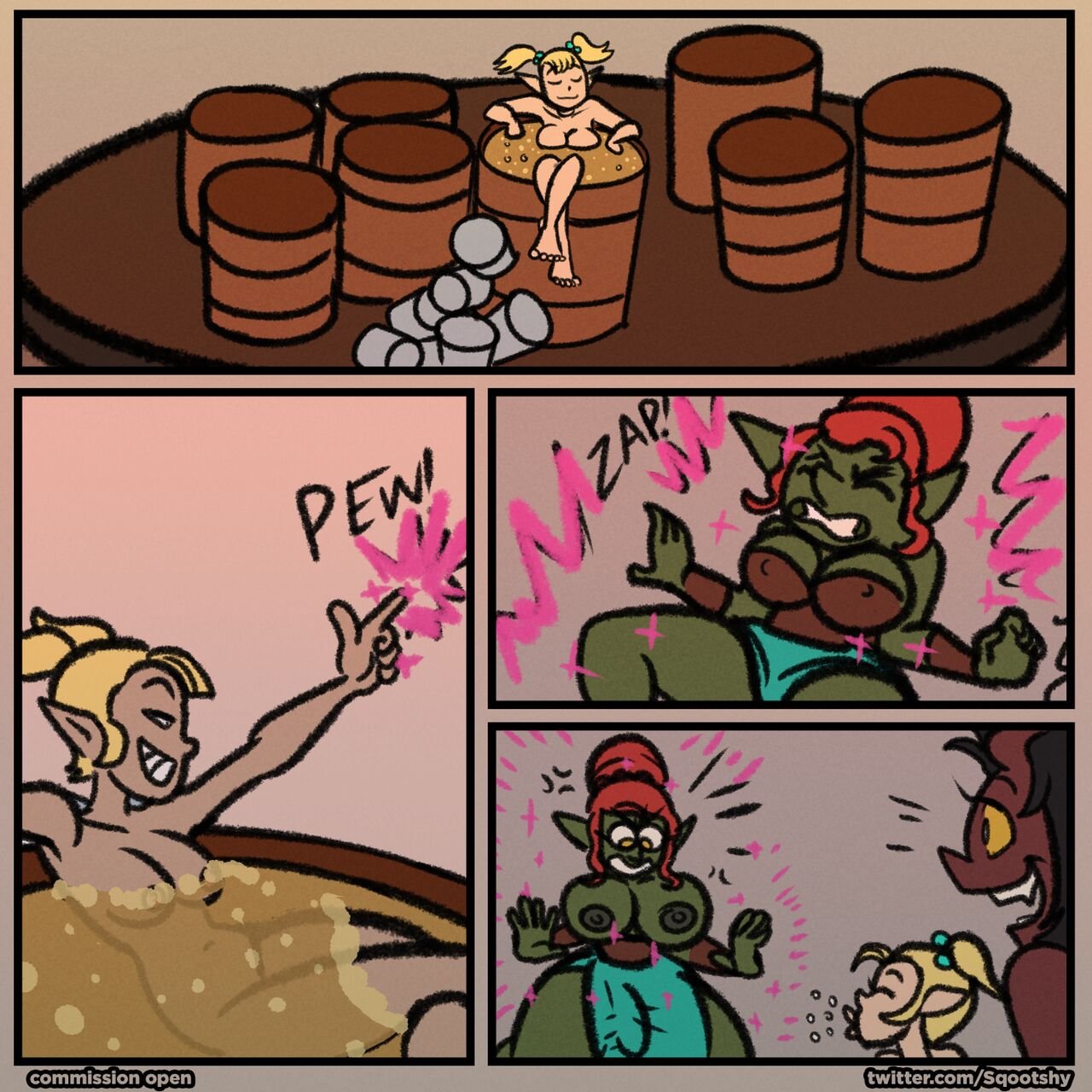 Sqootshy Comic - trouble trio image number 3