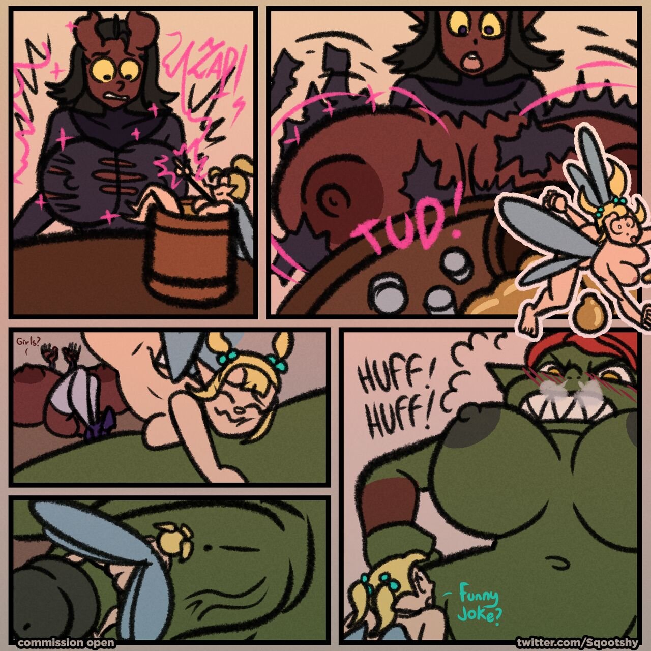 Sqootshy Comic - trouble trio image number 4