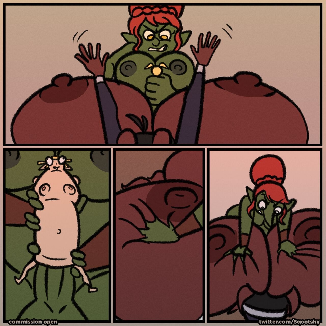 Sqootshy Comic - trouble trio image number 5