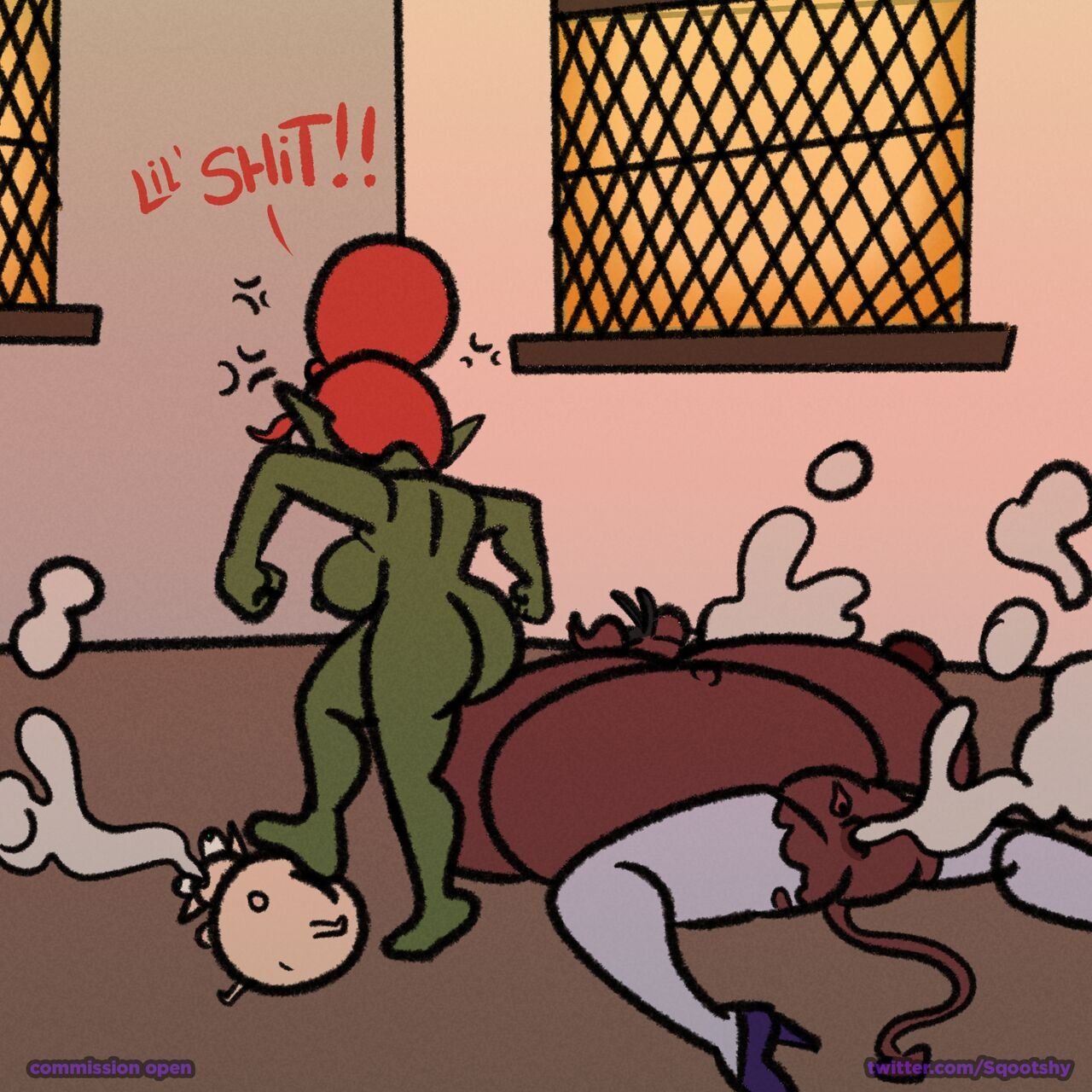 Sqootshy Comic - trouble trio image number 7