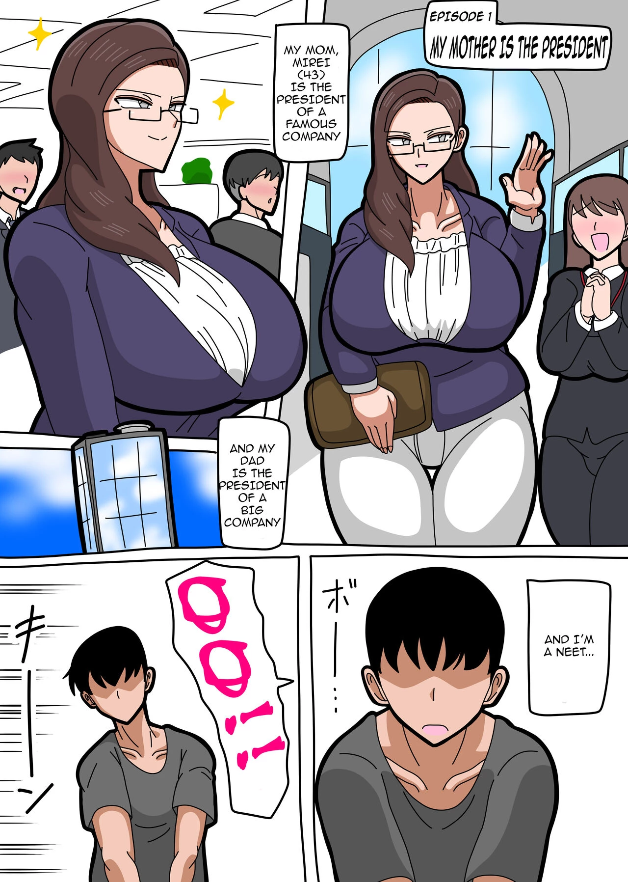 Kaa-san wa Onna Shachou  My Mother is the President image number 1