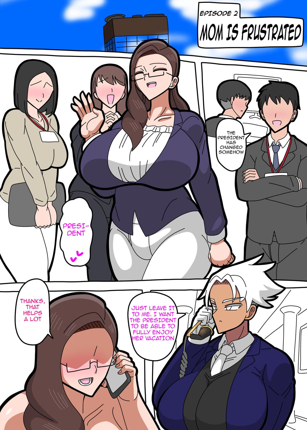 Kaa-san wa Onna Shachou  My Mother is the President image number 21