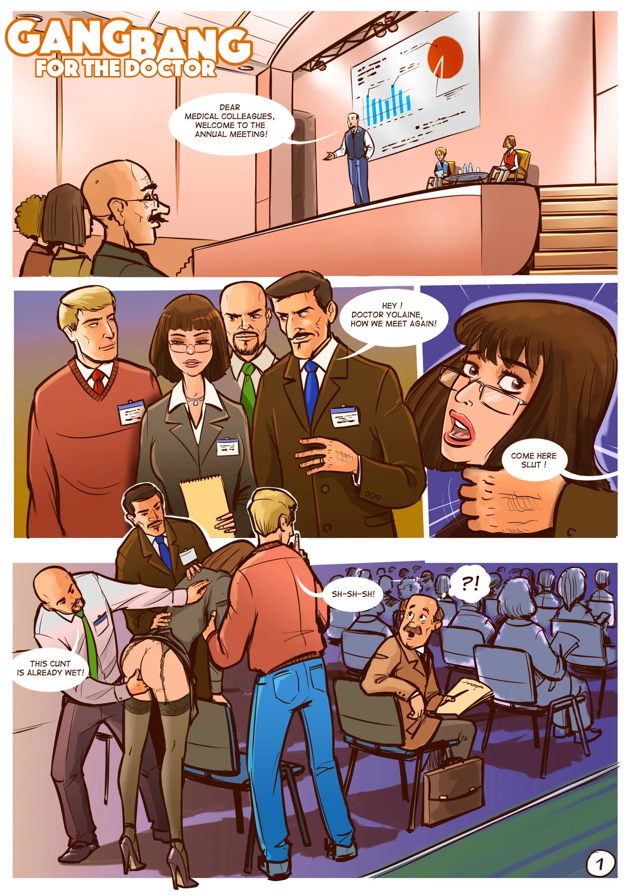 Gangbang  the pretty doctor