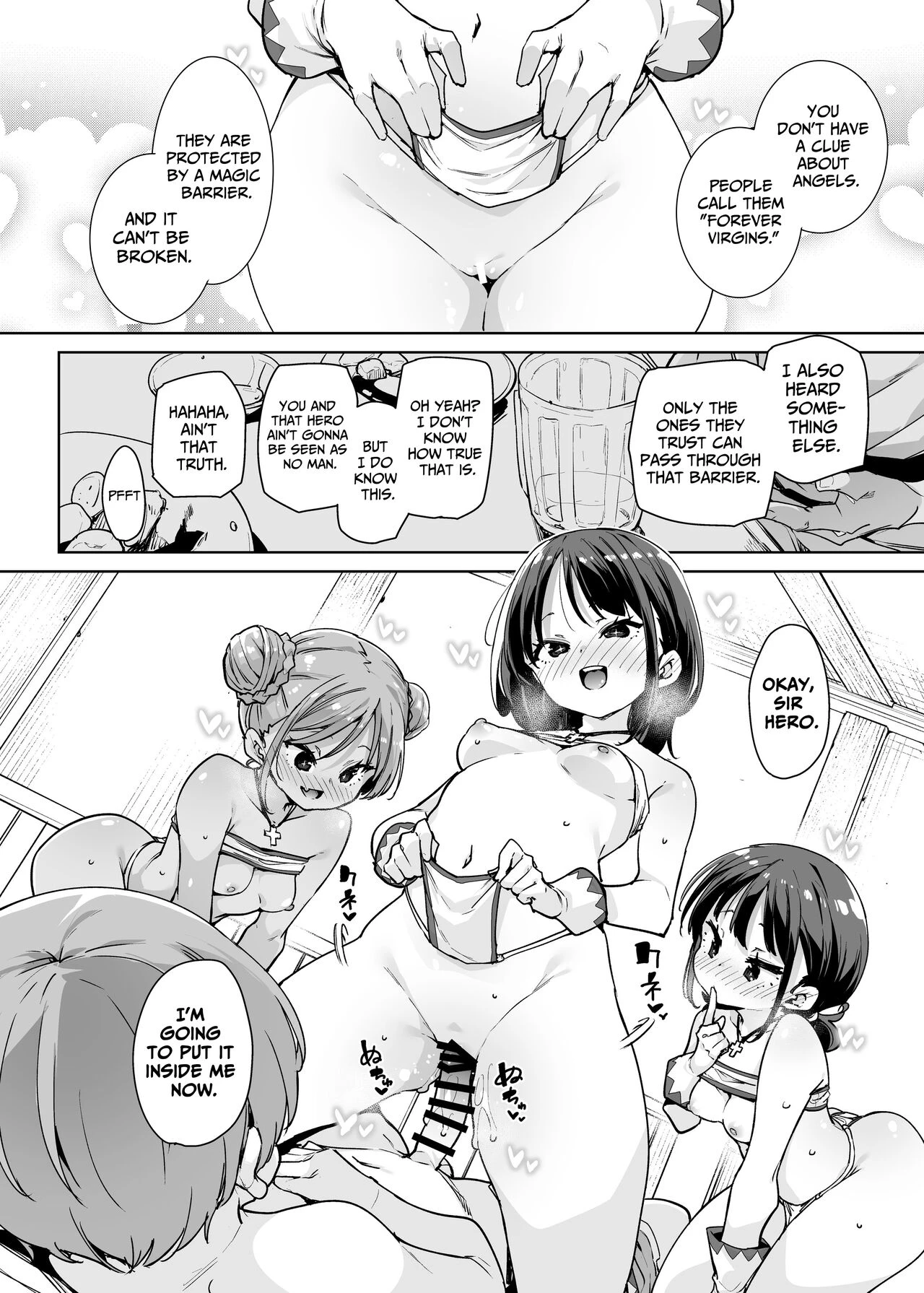 I Want To Adventure With Three Hentai White Mages!!  Do H Shiro Mahoutsukai Sannin Tsurete Tabi ga Shitai - Three Ecchi Healer With Me image number 10