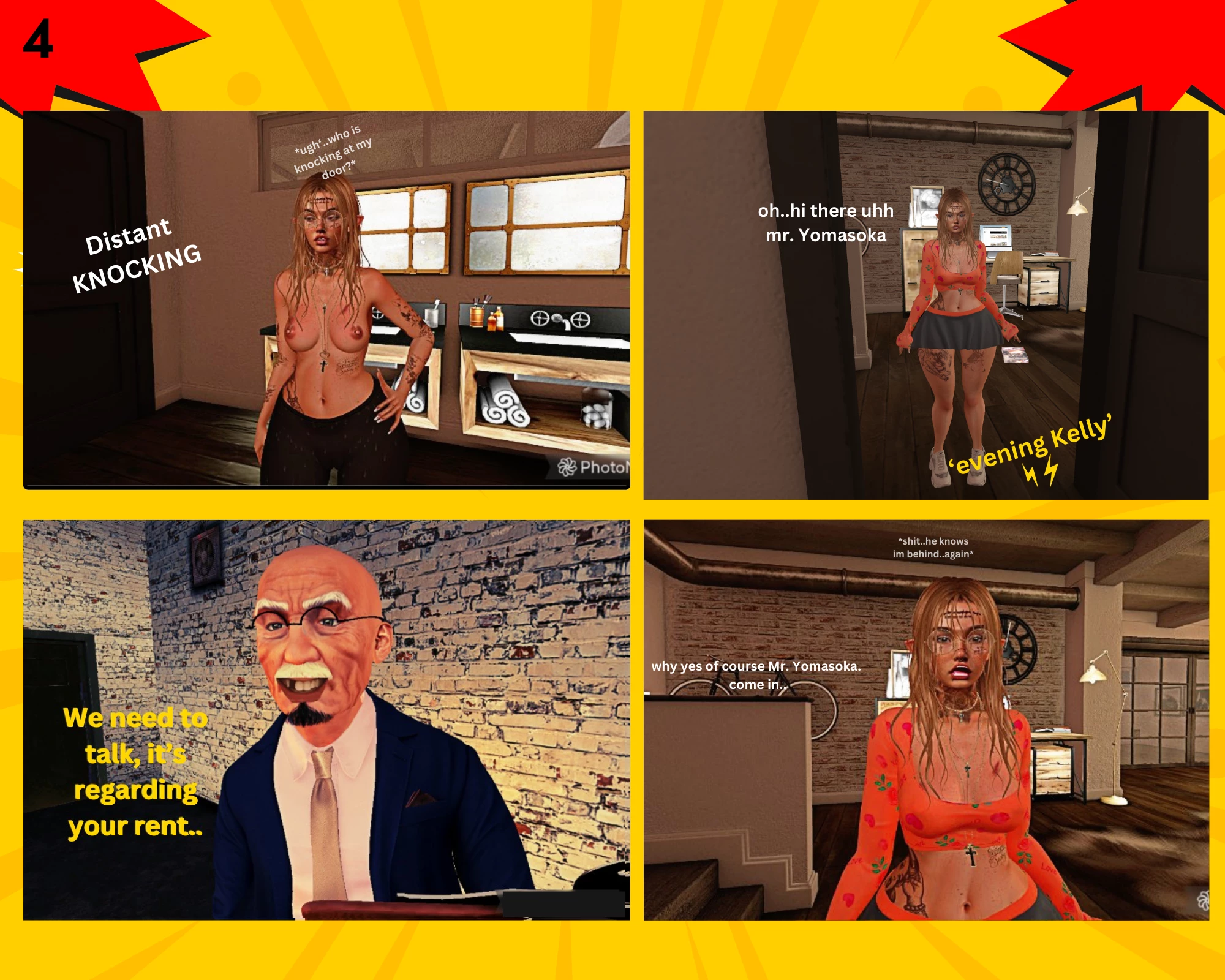 RENT: a NSFW comic image number 4