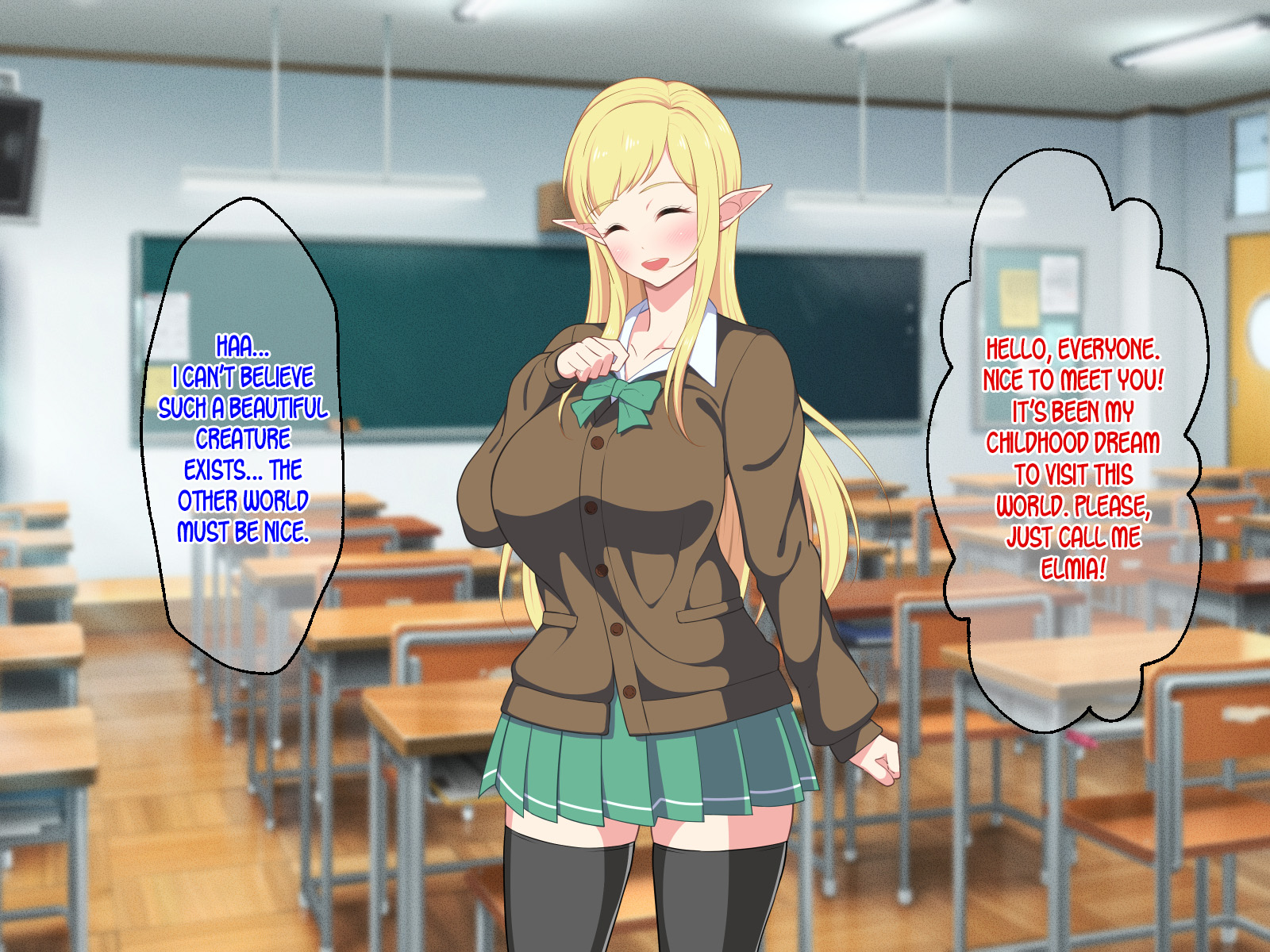 Ryuugakusei wa Dosukebe Bakunyuu JK Elf! image number 3