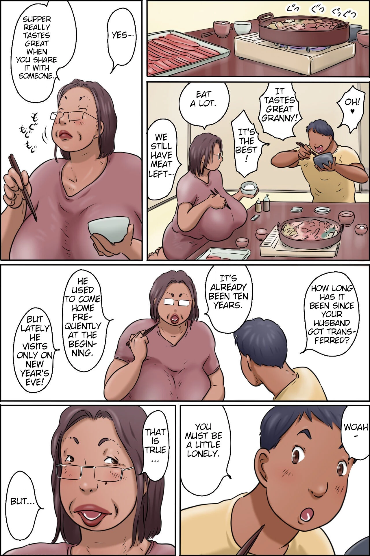 Gakushoku no Oba-chan Kakaku Hikaku-Granny From The School Cafeteria image number 12