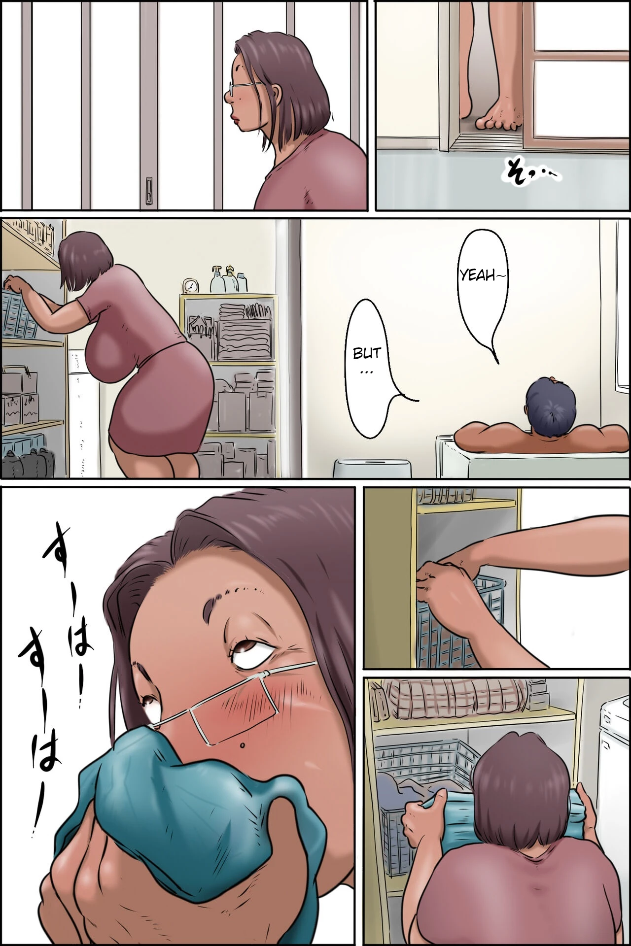 Gakushoku no Oba-chan Kakaku Hikaku-Granny From The School Cafeteria image number 15