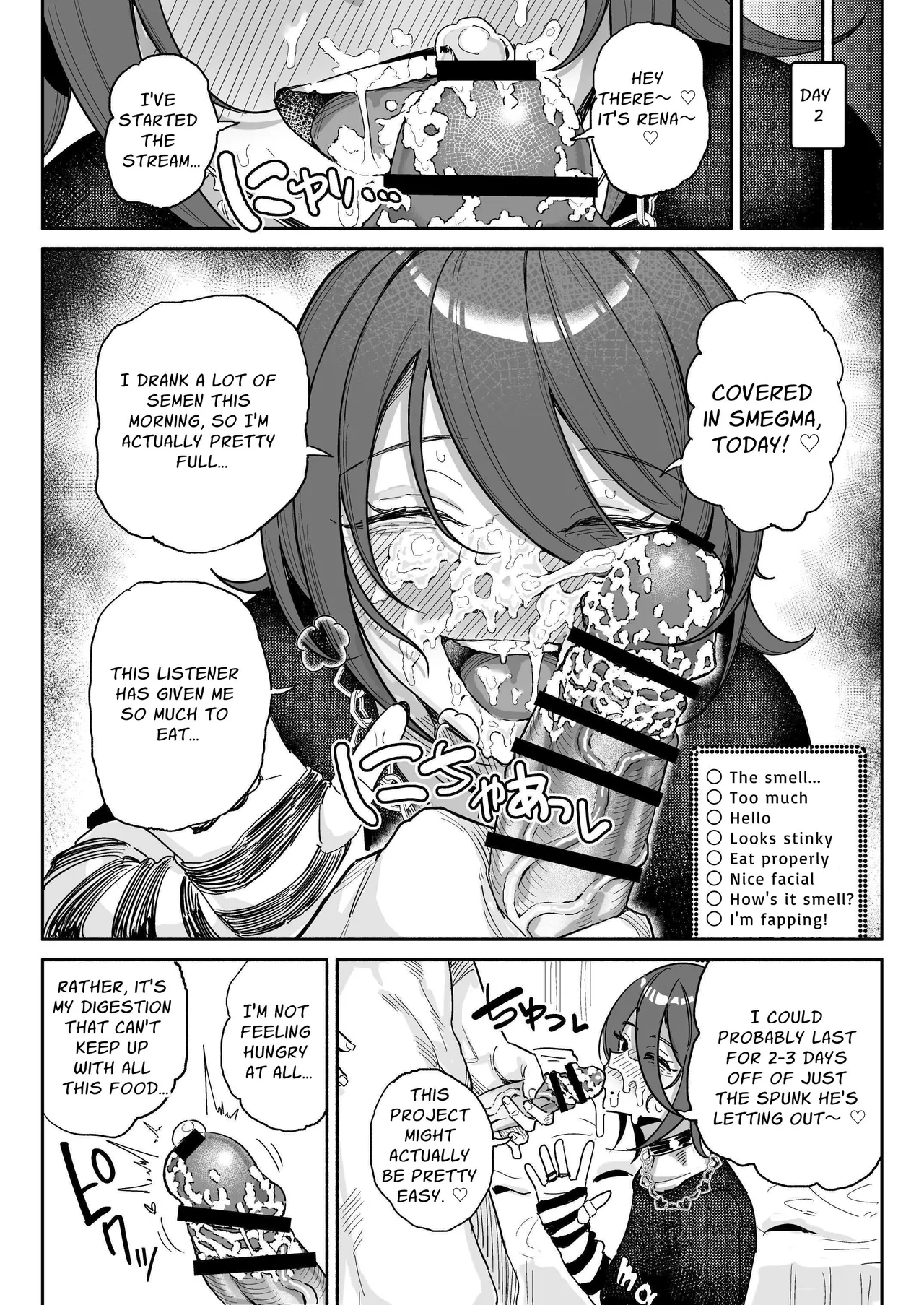 Dick Sniffin Tubers 1 Week Smegma Ridden Cumlife  Chin Kagi Kei Haishinsha Isshuukan Chinkasu Zamen Seikatsu image number 5