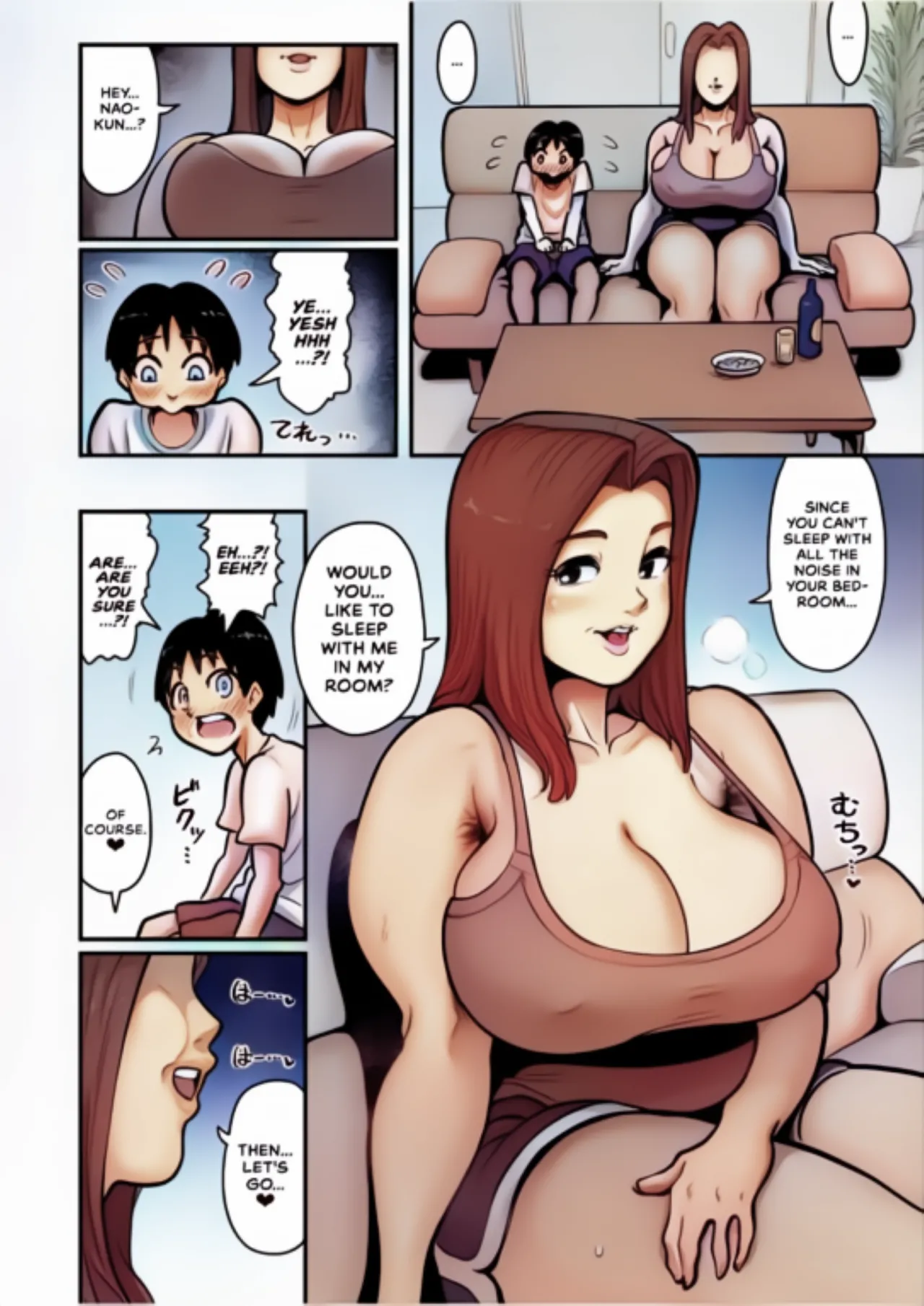 Extremely Busty Aunt Mates With Relatives Kid image number 6