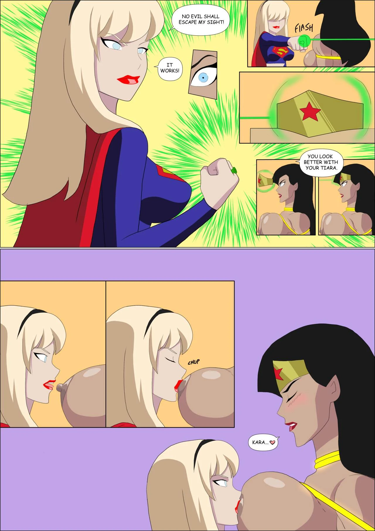 Supergirl X Wonder Woman image number 14