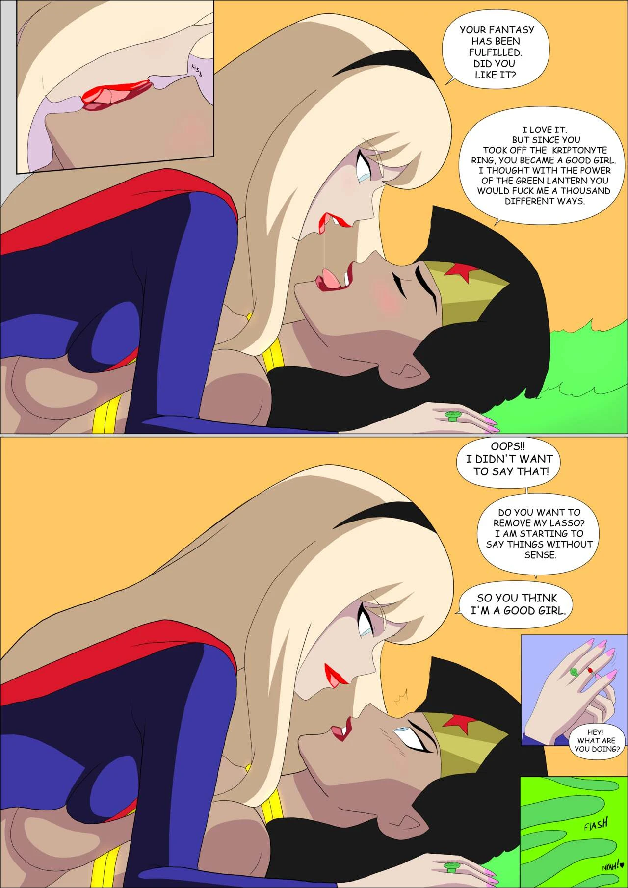 Supergirl X Wonder Woman image number 19