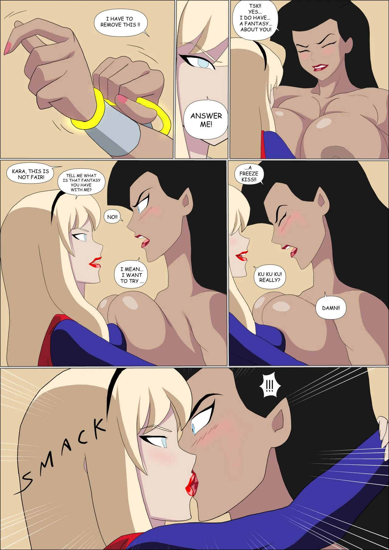 Supergirl X Wonder Woman image number 6