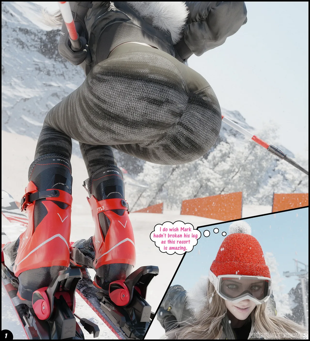 Rose Goes Skiing image number 1