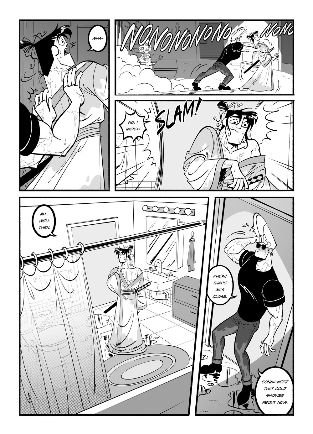 c2ndy2c1d - Samurai Bravo gay porn comic image number 3