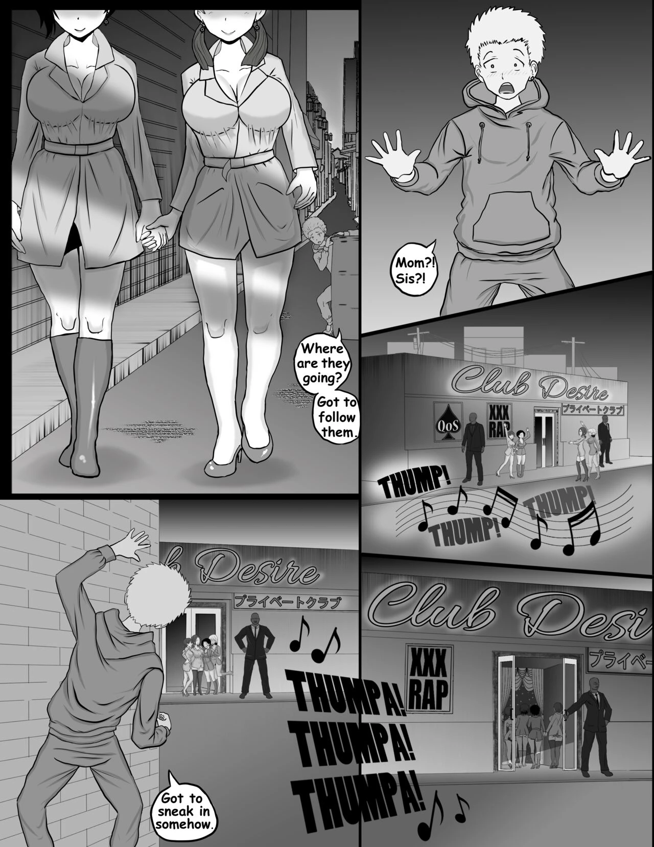 Kokujin no Tenkousei NTR Parody image number 1