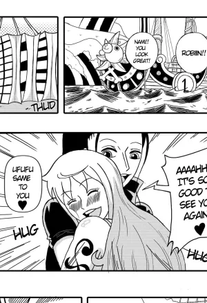 Robin x Nami: Reunion on the Thousand Sunny
