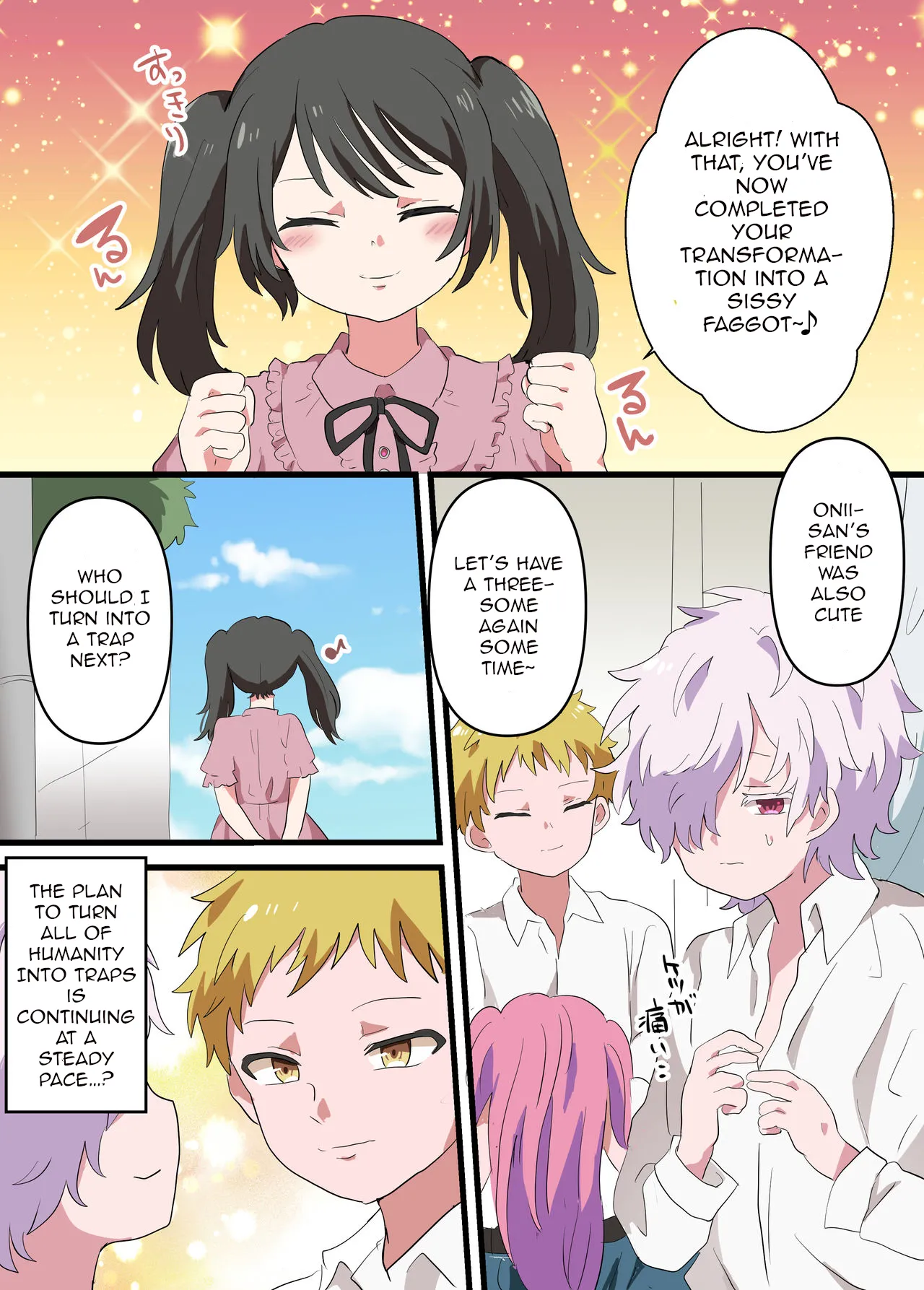 The Plan to Turn All of Humanity Into Traps  Jinrui Otokonoko-ka Keikaku image number 35
