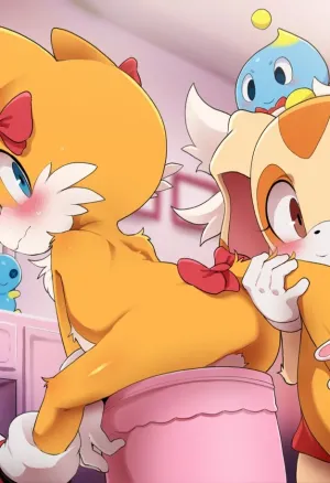 Tails being made into a girl