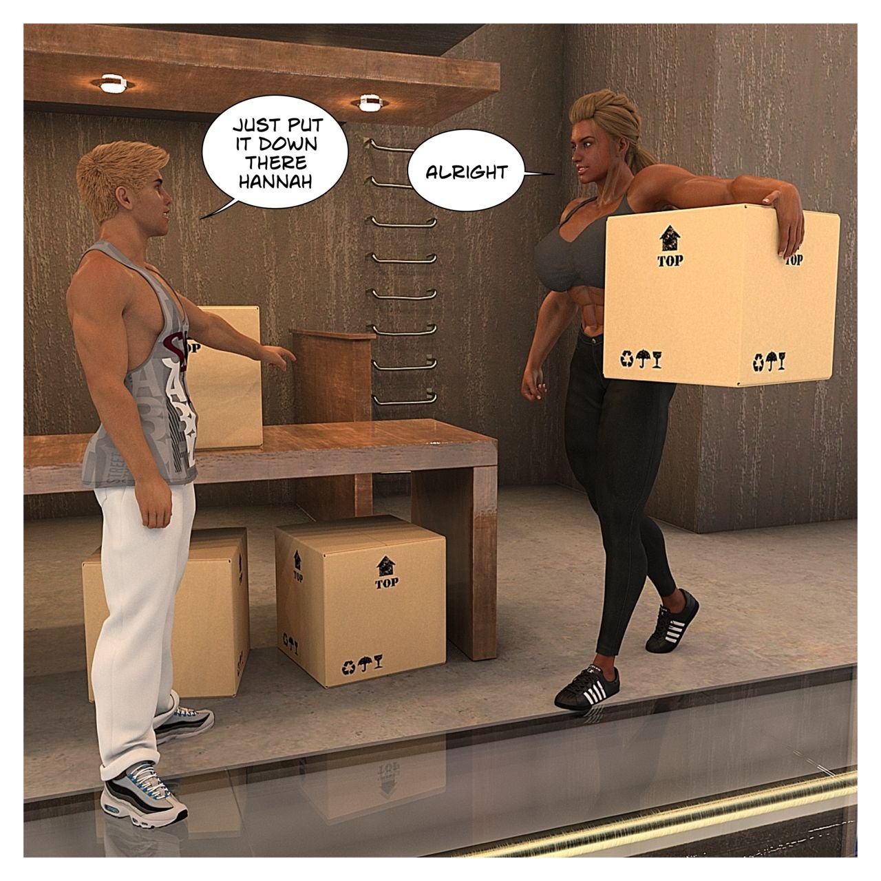 Hannahs Story 6: Heavy Lifting image number 7