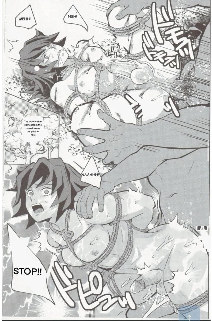Giyuus punishment  Tairitsu Ihan Tomioka Giyuu Shobatsu no Sho image number 13