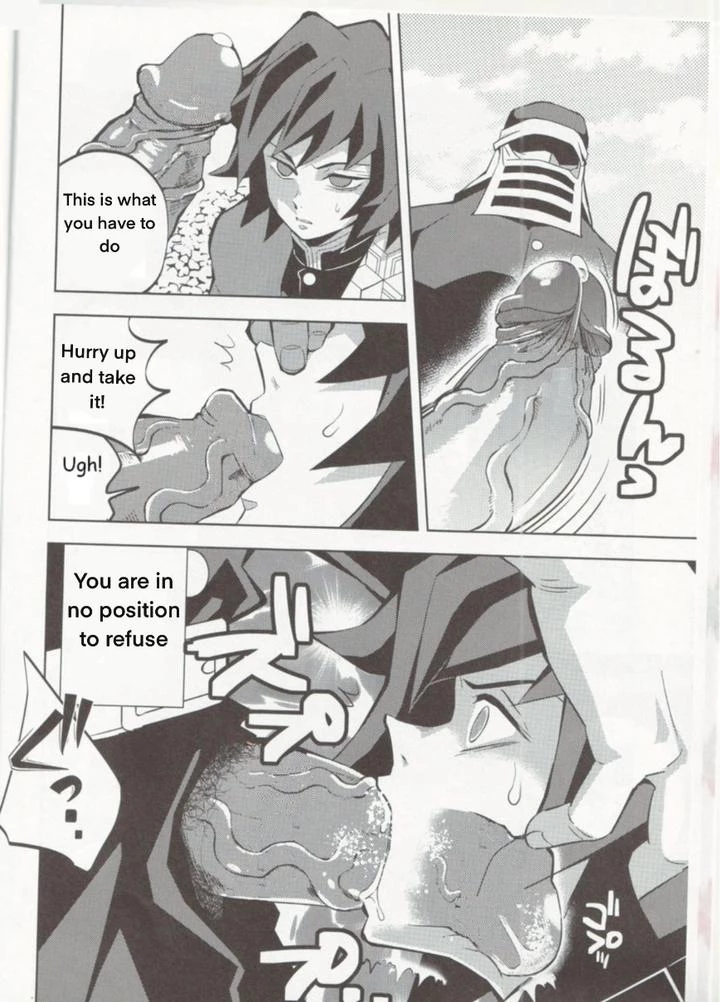 Giyuus punishment  Tairitsu Ihan Tomioka Giyuu Shobatsu no Sho image number 4