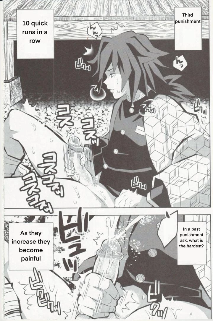 Giyuus punishment  Tairitsu Ihan Tomioka Giyuu Shobatsu no Sho image number 7
