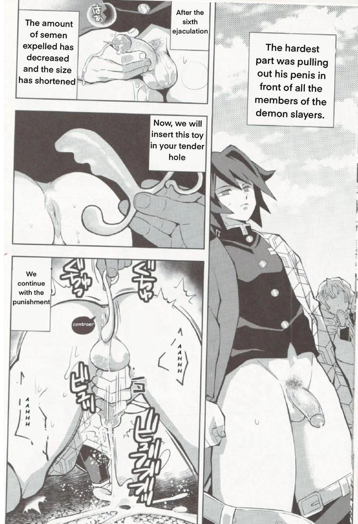 Giyuus punishment  Tairitsu Ihan Tomioka Giyuu Shobatsu no Sho image number 8