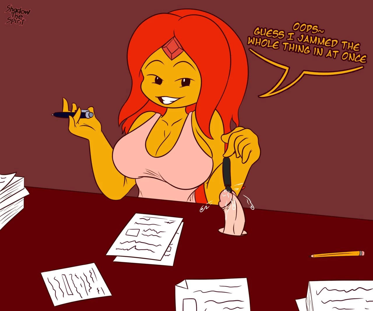 Flame Princess Femdom image number 1