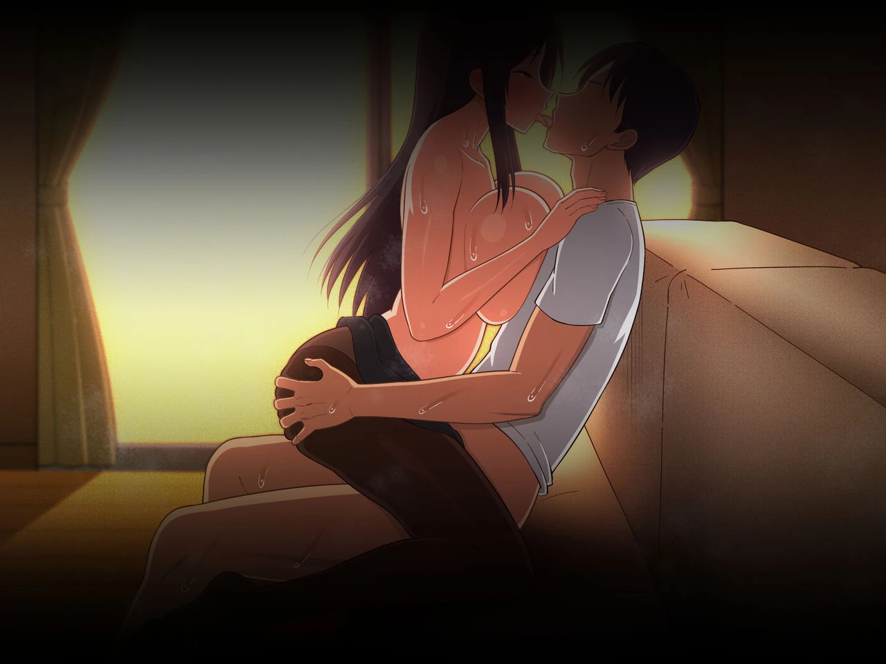 Shigoto Ningen de Kibishikatta Hahaoya wa Musuko to no Kinshin Koubi de Midara ni Aeide Jusei SuruStrict Workaholic Mother is Gasping L image number 118