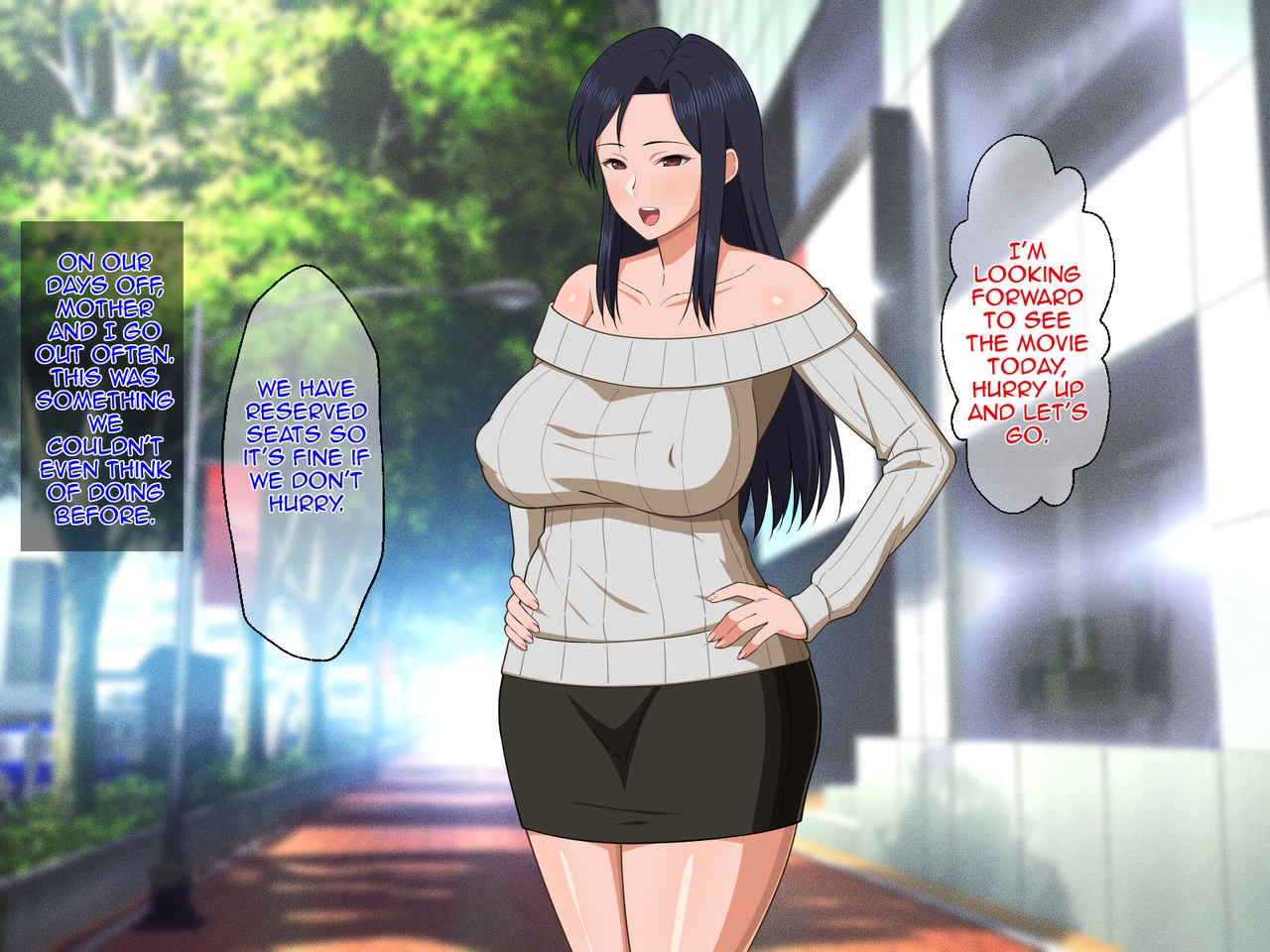 Shigoto Ningen de Kibishikatta Hahaoya wa Musuko to no Kinshin Koubi de Midara ni Aeide Jusei SuruStrict Workaholic Mother is Gasping L image number 119