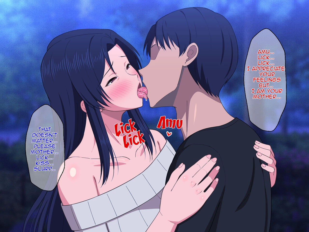 Shigoto Ningen de Kibishikatta Hahaoya wa Musuko to no Kinshin Koubi de Midara ni Aeide Jusei SuruStrict Workaholic Mother is Gasping L image number 126