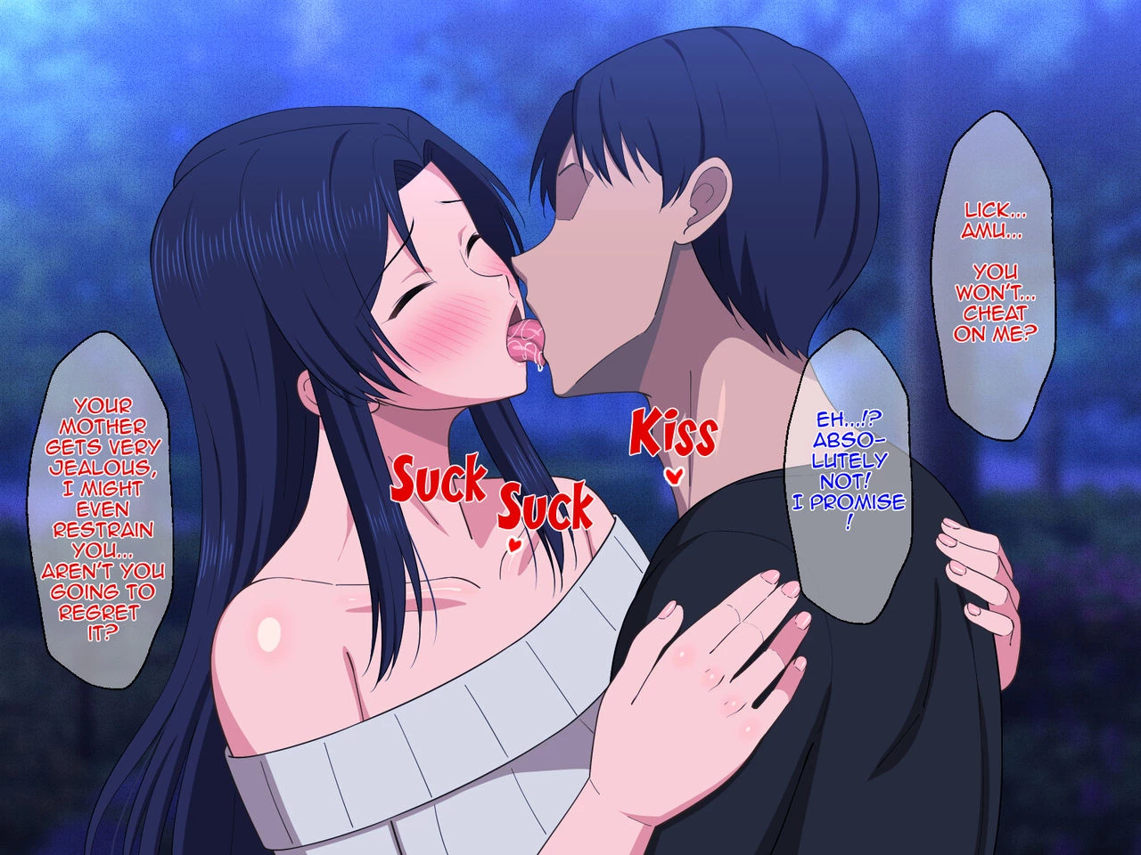 Shigoto Ningen de Kibishikatta Hahaoya wa Musuko to no Kinshin Koubi de Midara ni Aeide Jusei SuruStrict Workaholic Mother is Gasping L image number 127