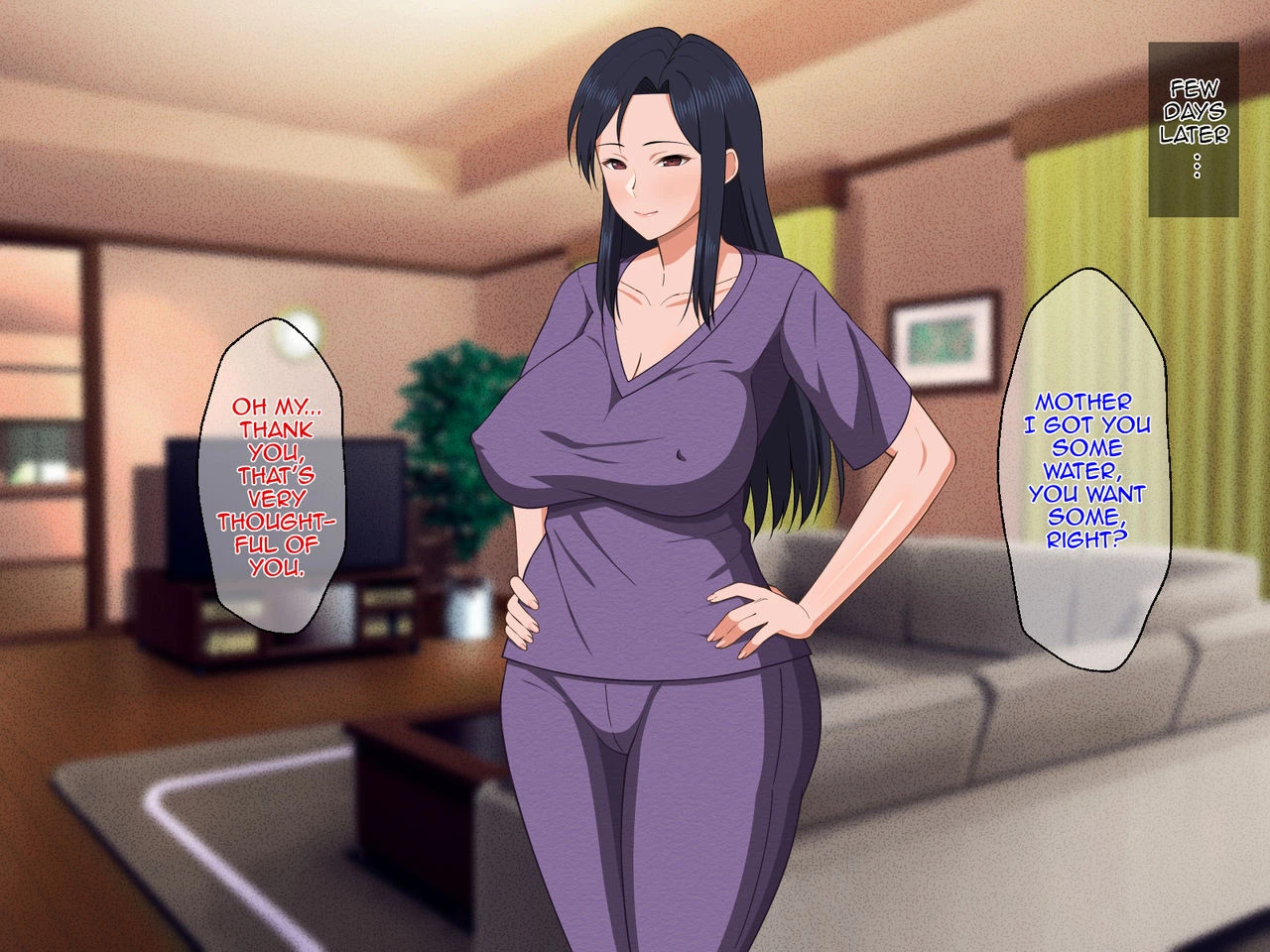 Shigoto Ningen de Kibishikatta Hahaoya wa Musuko to no Kinshin Koubi de Midara ni Aeide Jusei SuruStrict Workaholic Mother is Gasping L image number 13