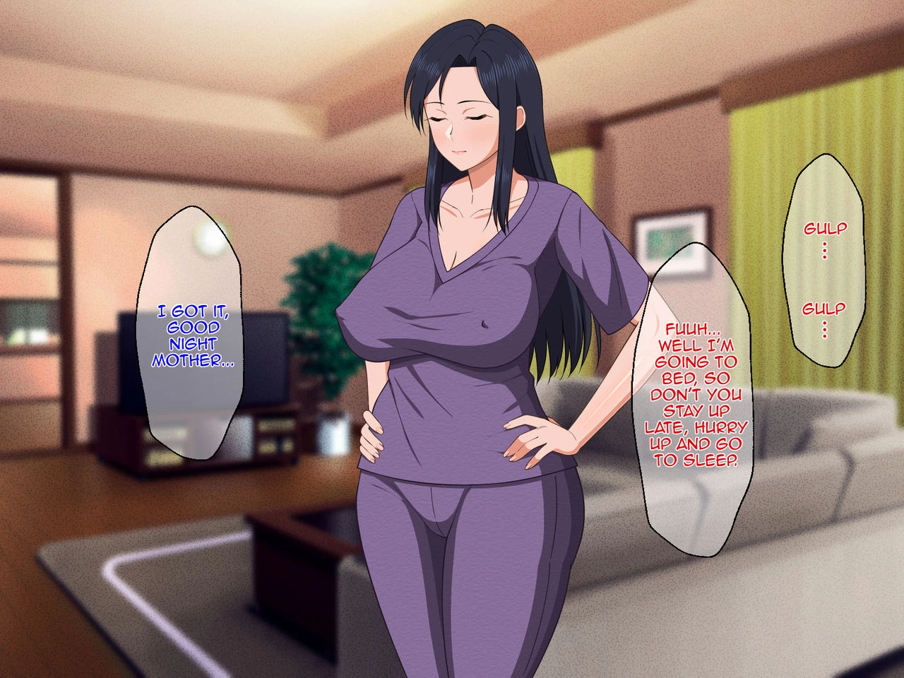 Shigoto Ningen de Kibishikatta Hahaoya wa Musuko to no Kinshin Koubi de Midara ni Aeide Jusei SuruStrict Workaholic Mother is Gasping L image number 14