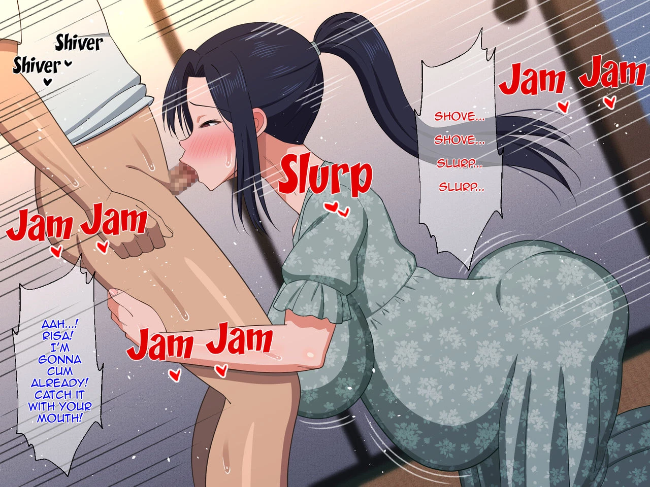 Shigoto Ningen de Kibishikatta Hahaoya wa Musuko to no Kinshin Koubi de Midara ni Aeide Jusei SuruStrict Workaholic Mother is Gasping L image number 178